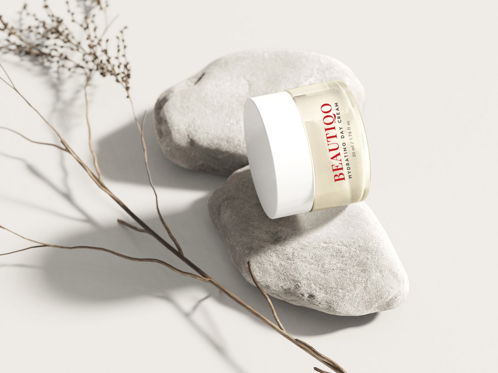 Beautiqo Hydrating Day Cream tilted